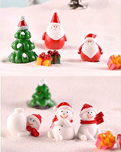 16PCS Snowman Miniature Christmas Ornament Kit