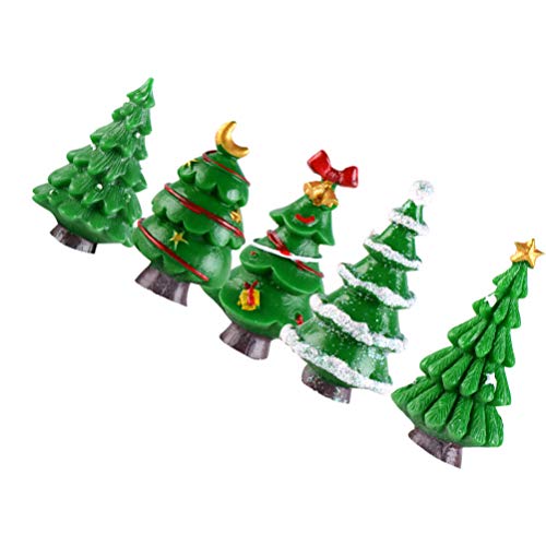 Miniature Christmas Trees for Dollhouse Fairy Garden Decorations