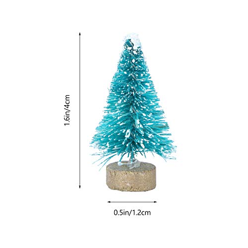 24pcs Tiny Christmas Tree for DIY Craft Decoration