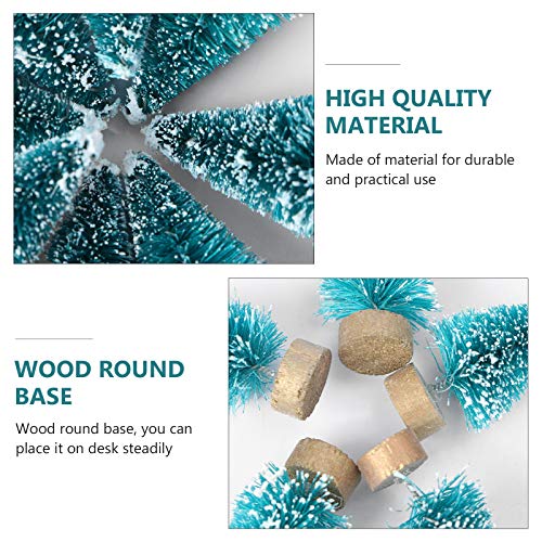 24pcs Tiny Christmas Tree for DIY Craft Decoration