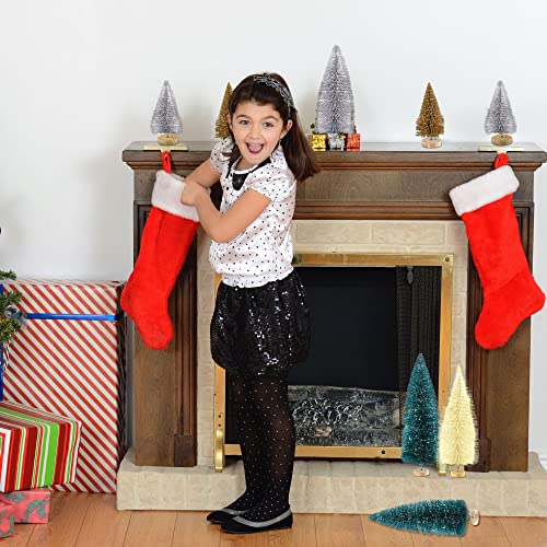 48 Mini Sisal Trees for Christmas Home Decor