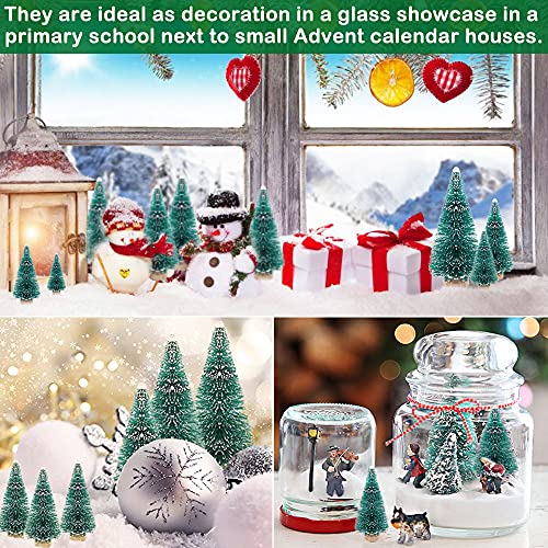 35-Piece Mini Christmas Tree Set: DIY Xmas Party Decor