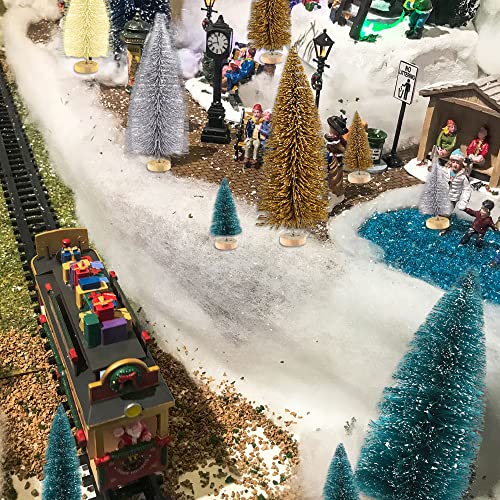 48 Mini Sisal Trees for Christmas Home Decor