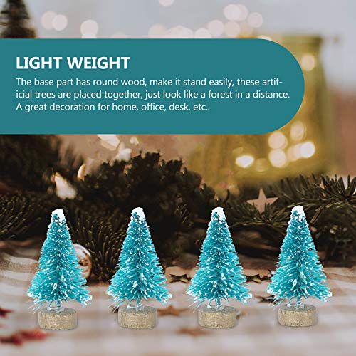 24pcs Tiny Christmas Tree for DIY Craft Decoration