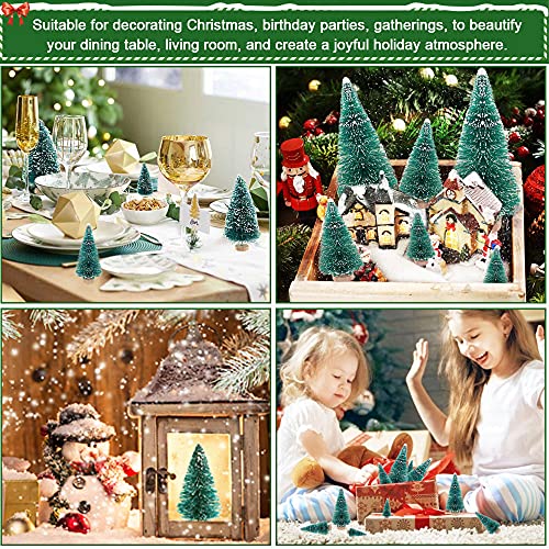 35-Piece Mini Christmas Tree Set: DIY Xmas Party Decor