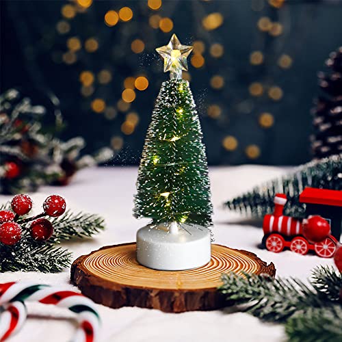 LED Mini Christmas Tree with Lights - Tabletop Decoration
