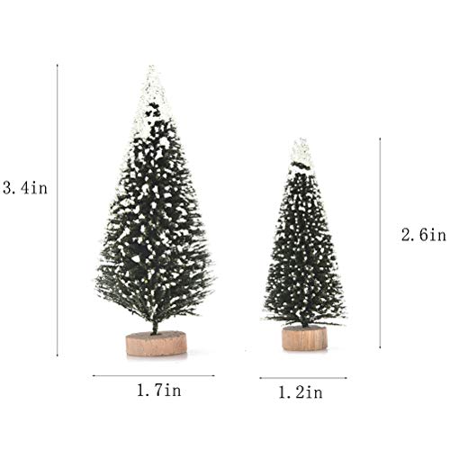 30 Pcs DIY Xmas Bottle Brush Trees for Christmas Decor