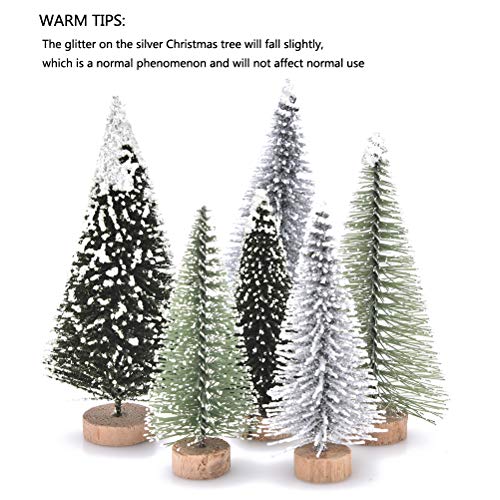 30 Pcs DIY Xmas Bottle Brush Trees for Christmas Decor