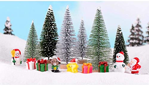 30 Pcs DIY Xmas Bottle Brush Trees for Christmas Decor