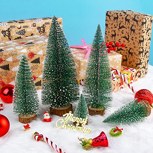 VEYLIN Mini Christmas Tree Set with Lights