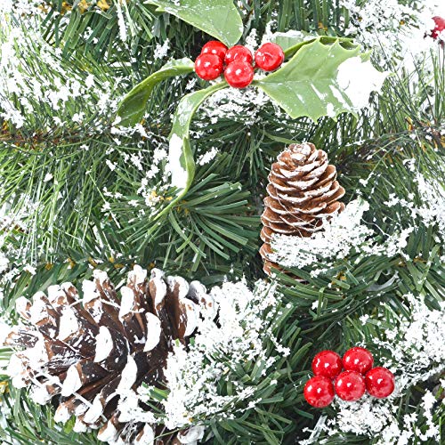 Festive 60cm Red Berry Mini Christmas Tree