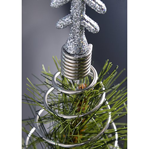 Santa Tree Topper Decoration with Colour Changing Lights