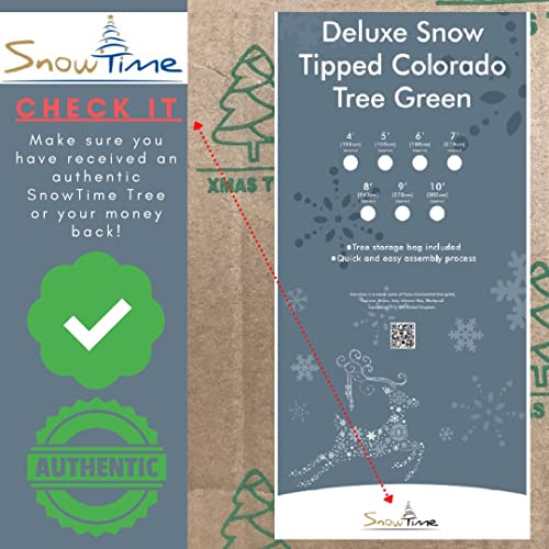 Snowtime 7ft Black Christmas Tree - Colorado Collection