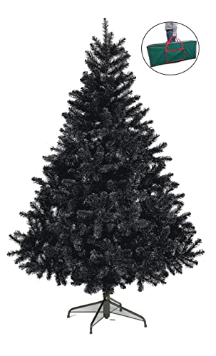Snowtime 7ft Black Christmas Tree - Colorado Collection