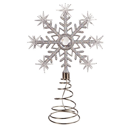 Santa Tree Topper Decoration with Colour Changing Lights