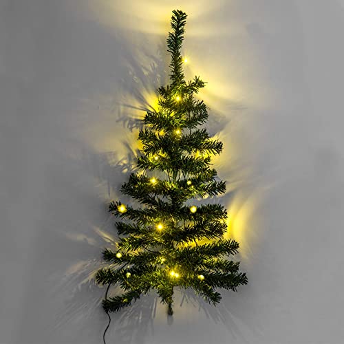 GloBrite 90cm LED Lit Wall Christmas Tree