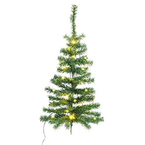 GloBrite 90cm LED Lit Wall Christmas Tree