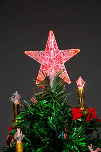 2ft-7ft Multicolor LED Fibre Optic Christmas Tree