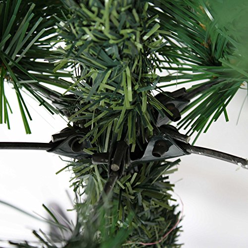 7ft Pre-Lit Spruce Christmas Tree with 300 LED Lights