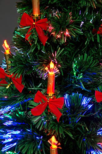 2ft-7ft Multicolor LED Fibre Optic Christmas Tree