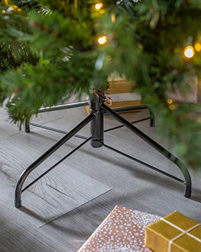 WeRChristmas Pre-Lit Spruce Multi-Function Christmas Tree with 200 LED Lights, 6 feet/1.8 m - Green