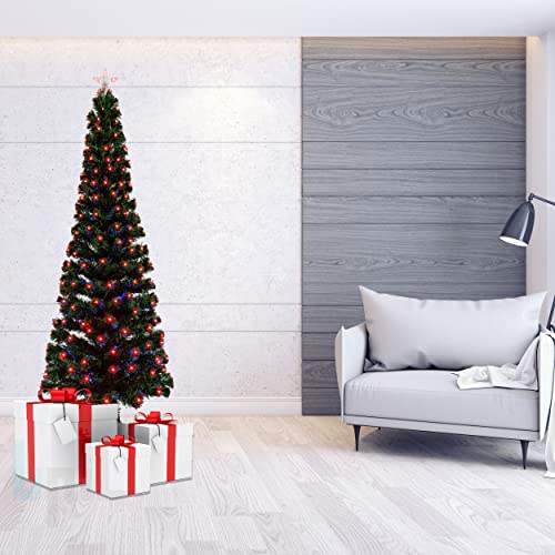 Multicolour Fibre Optic LED Christmas Tree (6FT)