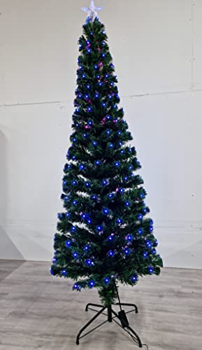 Multicolour Fibre Optic LED Christmas Tree (6FT)