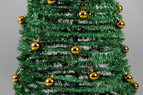 6Ft Pre-Lit Christmas Tree with LED Lights