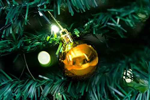 6Ft Pre-Lit Christmas Tree with LED Lights