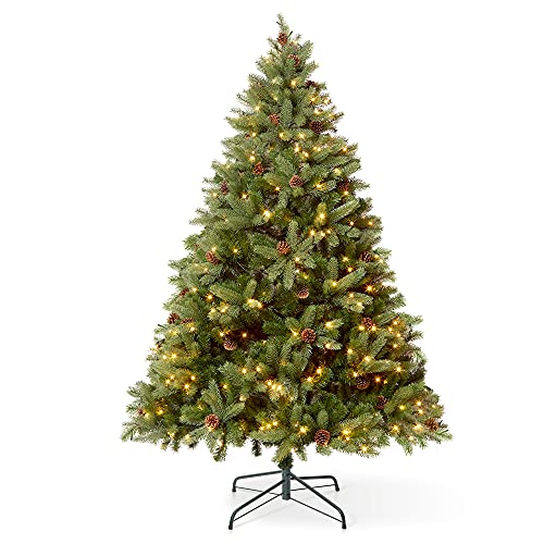 7FT 'Ascot' Pre-Lit Christmas Tree with 500 Warm LED Lights