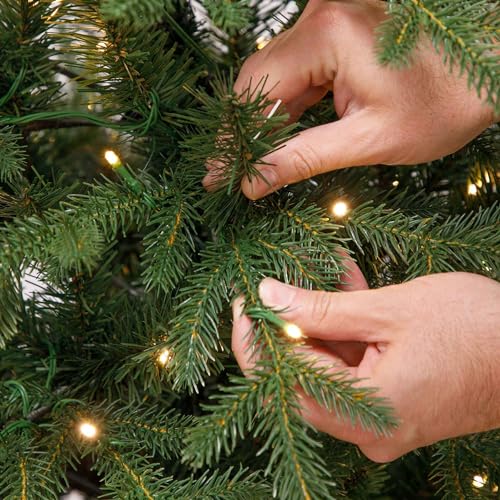 6ft Pre-Lit Christmas Tree with 270 Warm White LEDs