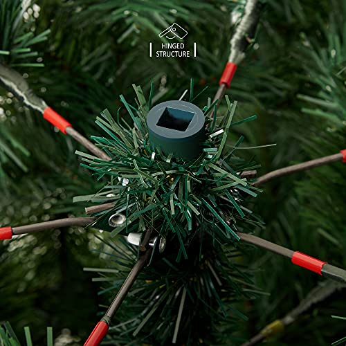VeryMerry 7FT 'Ascot' Pre-Lit Christmas Tree: Festive Illumination