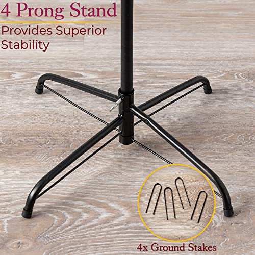 Cherry Blossom Tree 96 LED Light Up Indoor Outdoor Christmas Decoration With Stand 150cm / 5ft (Warm White)