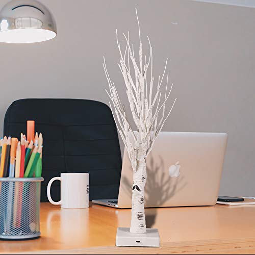 32LED Pre-lit Birch Christmas Tree with Easter Decor