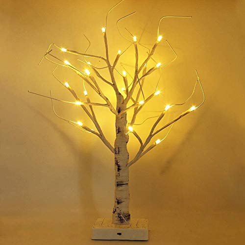 32LED Pre-lit Birch Christmas Tree with Easter Decor