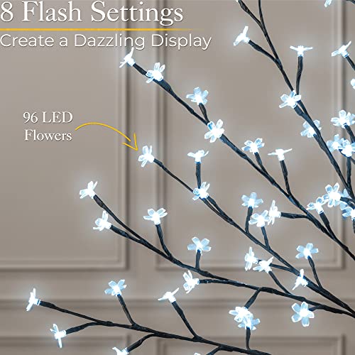 Cherry Blossom Tree: 96 LED Lights, 150cm/5ft