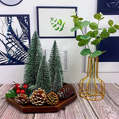 Frosted Mini Christmas Trees - Set of 4