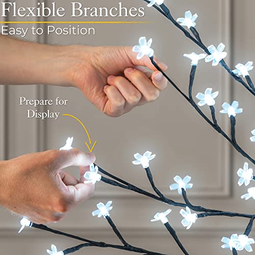 Cherry Blossom Tree: 96 LED Lights, 150cm/5ft