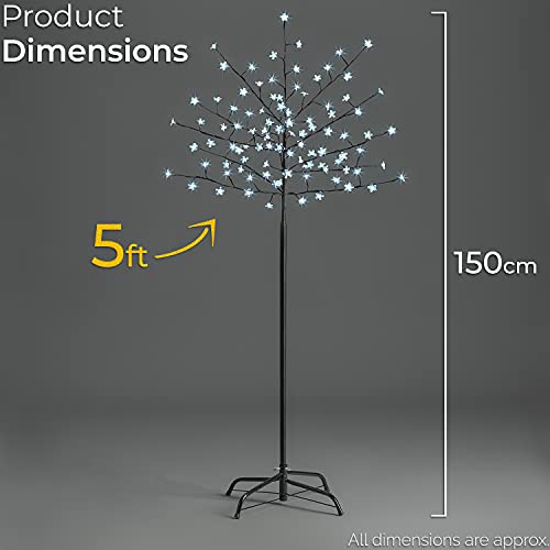 Cherry Blossom Tree: 96 LED Lights, 150cm/5ft