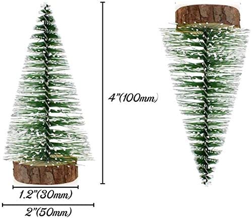 10PCS Mini Snow Frost Trees - Perfect Holiday Decor