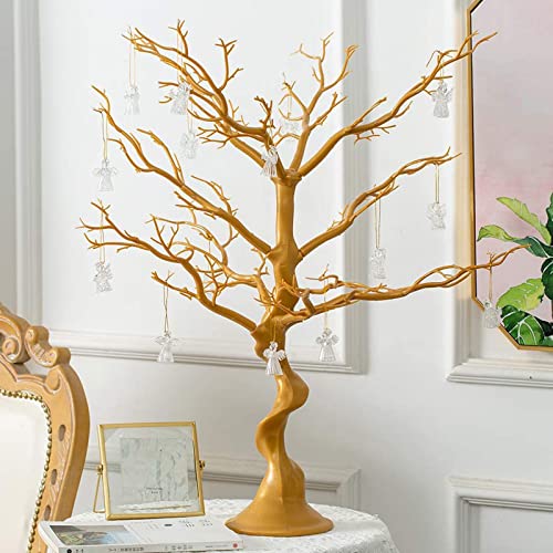 Gold Artificial Christmas Tree Decorations 75cm - Small Fake Branches
