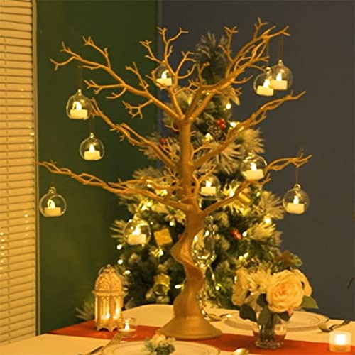 Gold Artificial Christmas Tree Decorations 75cm - Small Fake Branches