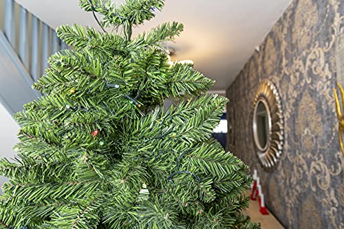 5ft Pre-Lit Black/White Imperial Pine Christmas Tree