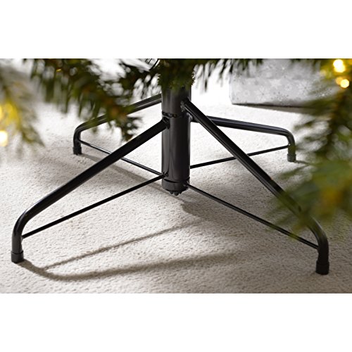 7ft Pre-Lit Victorian Pine Christmas Tree with LED Lights