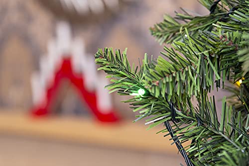 5ft Pre-Lit Black/White Imperial Pine Christmas Tree