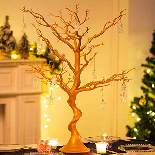 Gold Artificial Christmas Tree Decorations 75cm - Small Fake Branches