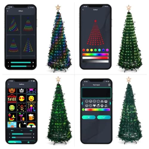 Smart App Controlled 6ft Christmas Tree with LED Lights