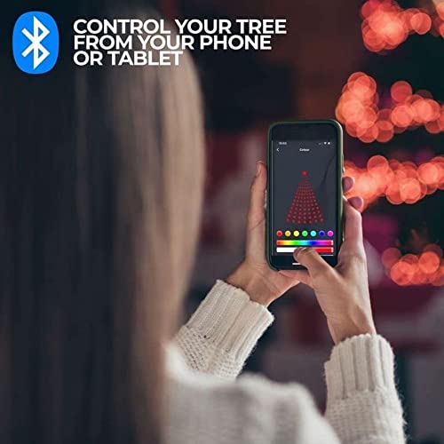 Smart App Controlled 6ft Christmas Tree with LED Lights
