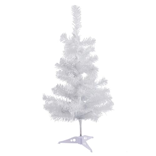 2ft (60cm) Artificial Christmas Tree - Pine Indoor Xmas Tree With Stand - Desktop and Tabletop- By Harbour Housewares