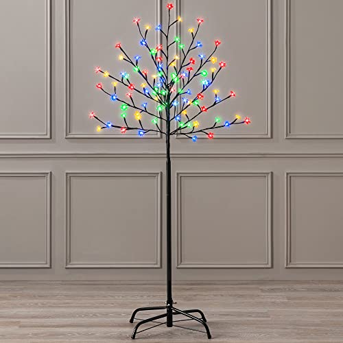 Cheerful 5ft Cherry Blossom Tree Decoration (Multi-Coloured)